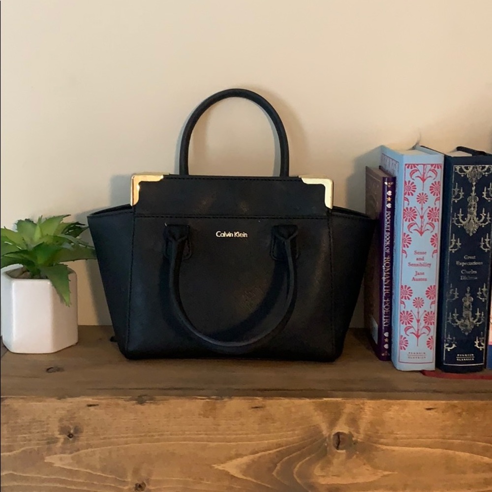Calvin Klein small Black handbag.
